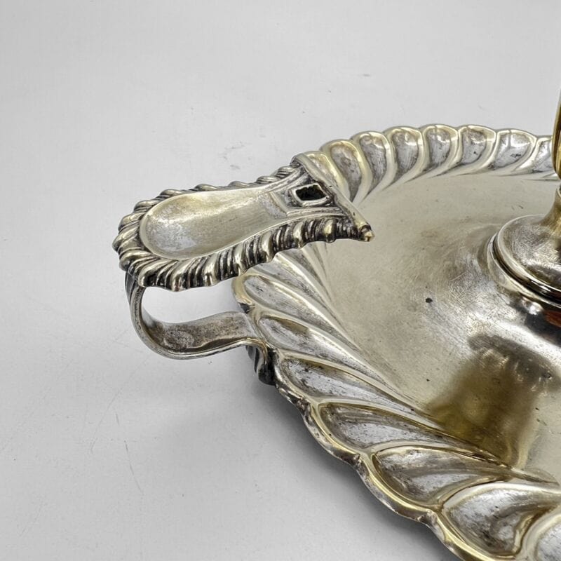 Bugia Portacandela d'epoca Candeliere antico in argento sheffield silver plated Categoria  Sheffield & Argento
