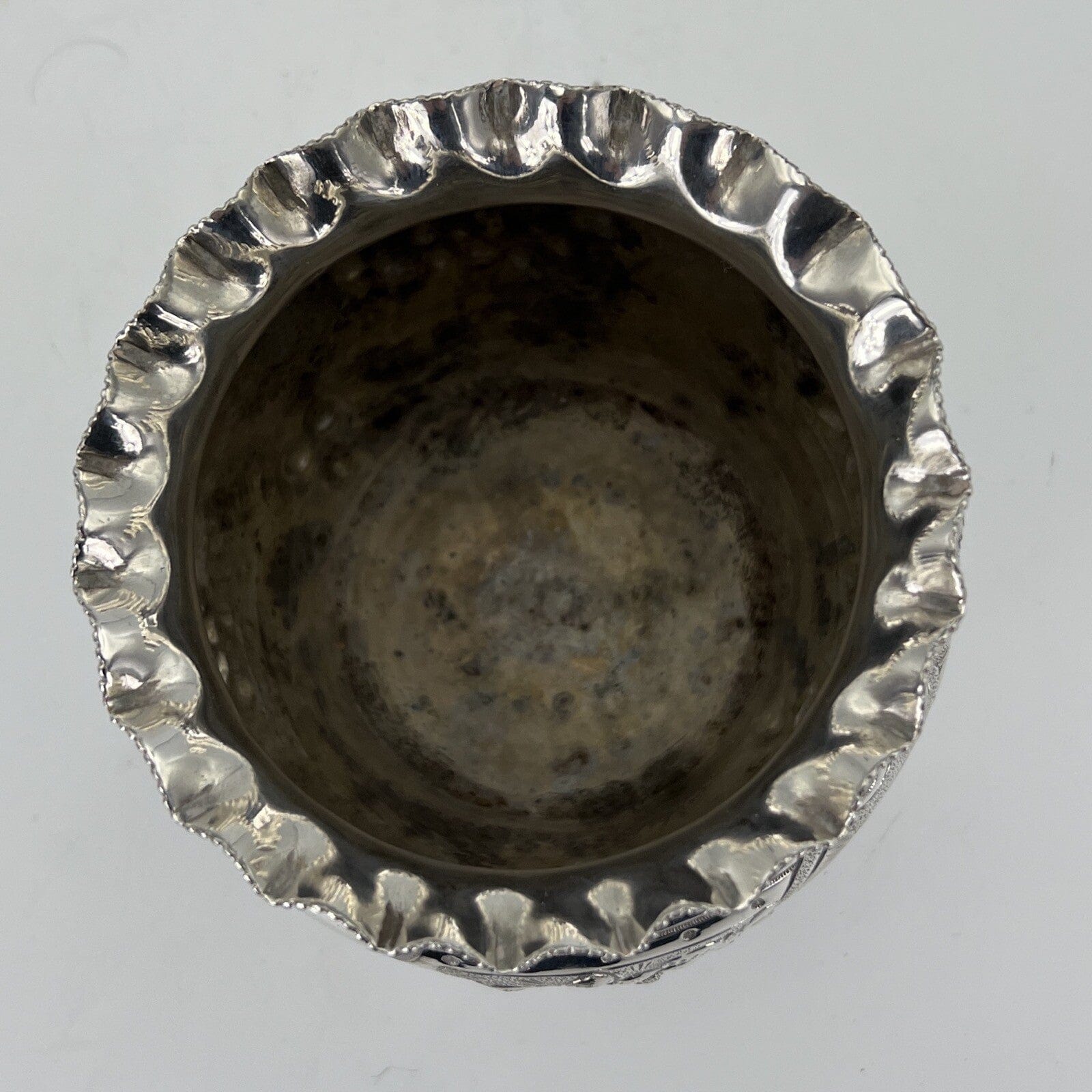 Cache pot antico in argento sheffield silver plated vasetto portafiori vaso 800 Categoria  Sheffield & Argento