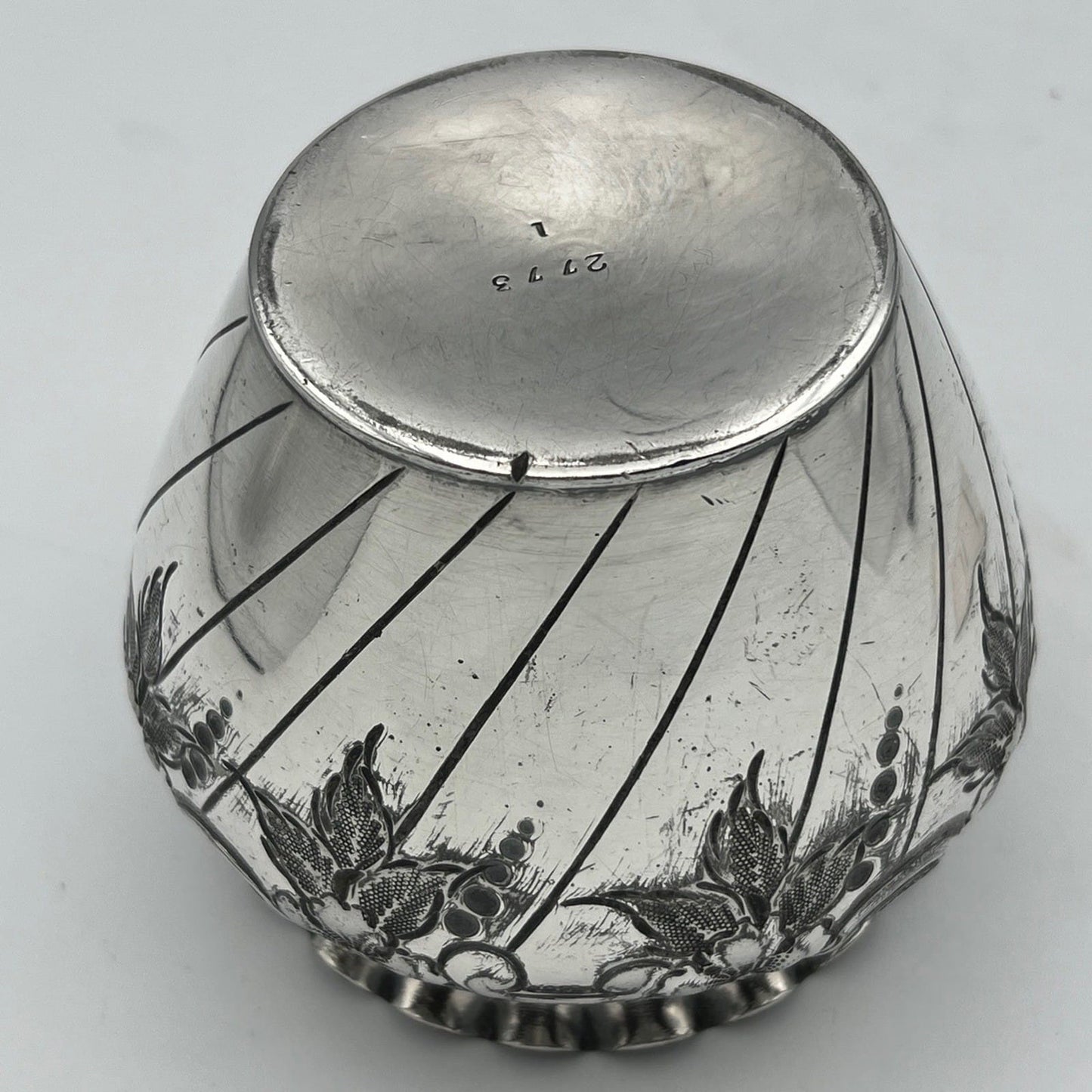 Cache pot antico in argento sheffield silver plated vasetto portafiori vaso 800 Categoria  Sheffield & Argento