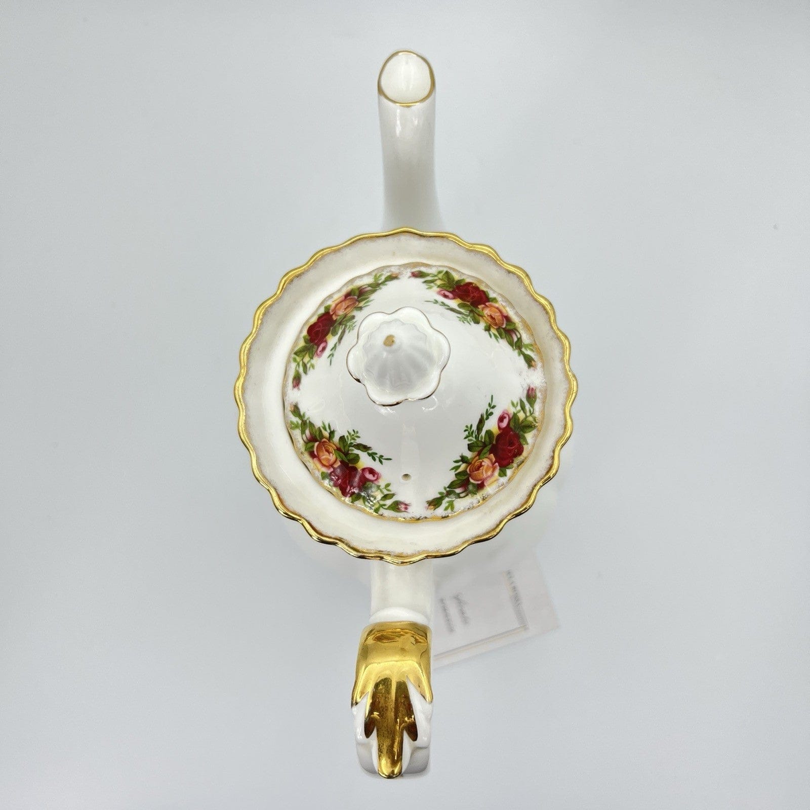 Caffettiera in porcellana Royal Albert Old Country Roses teiera anni '60 Rose Categoria  Servizio tazze - Tazze