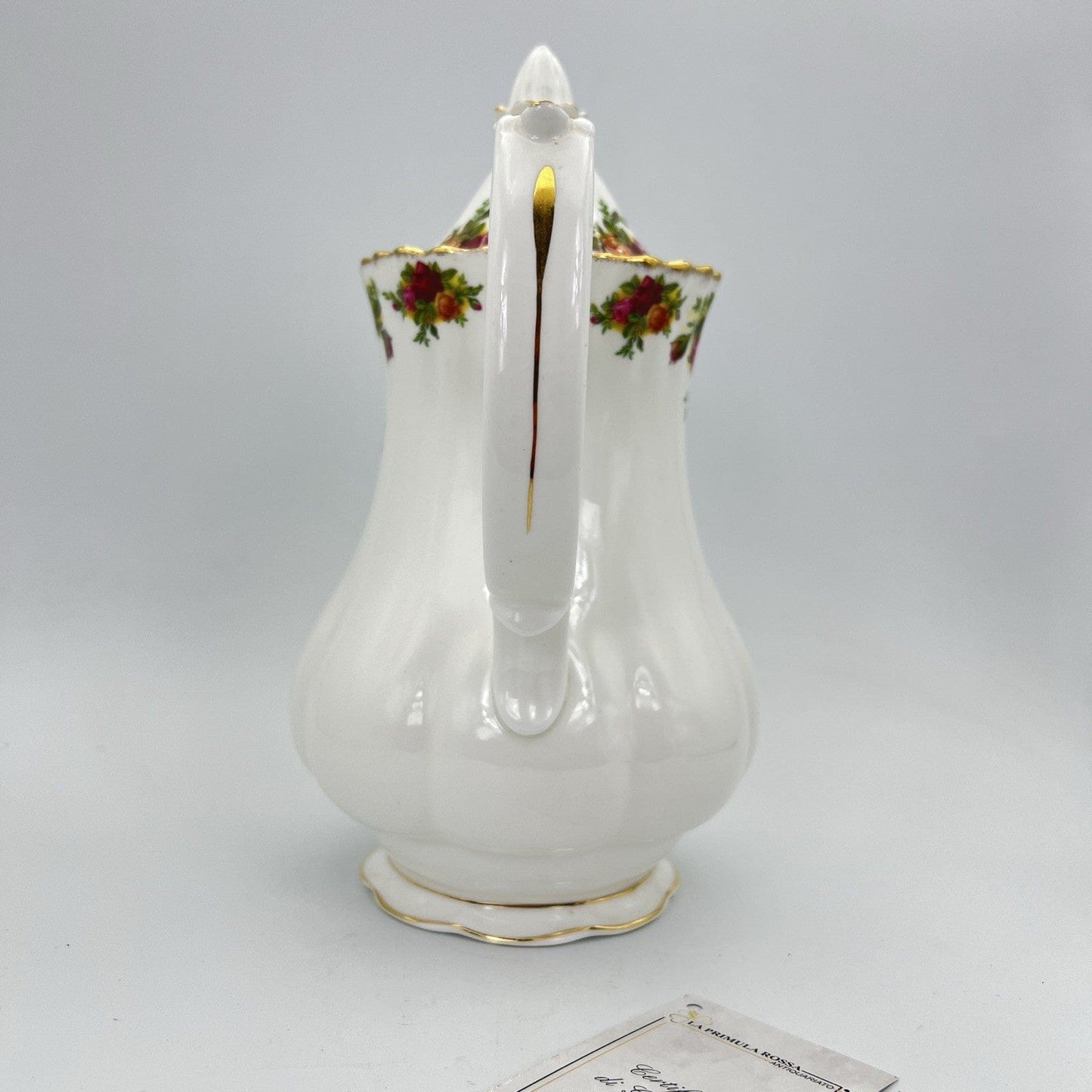 Caffettiera in porcellana Royal Albert Old Country Roses teiera anni '60 Rose Categoria  Servizio tazze - Tazze