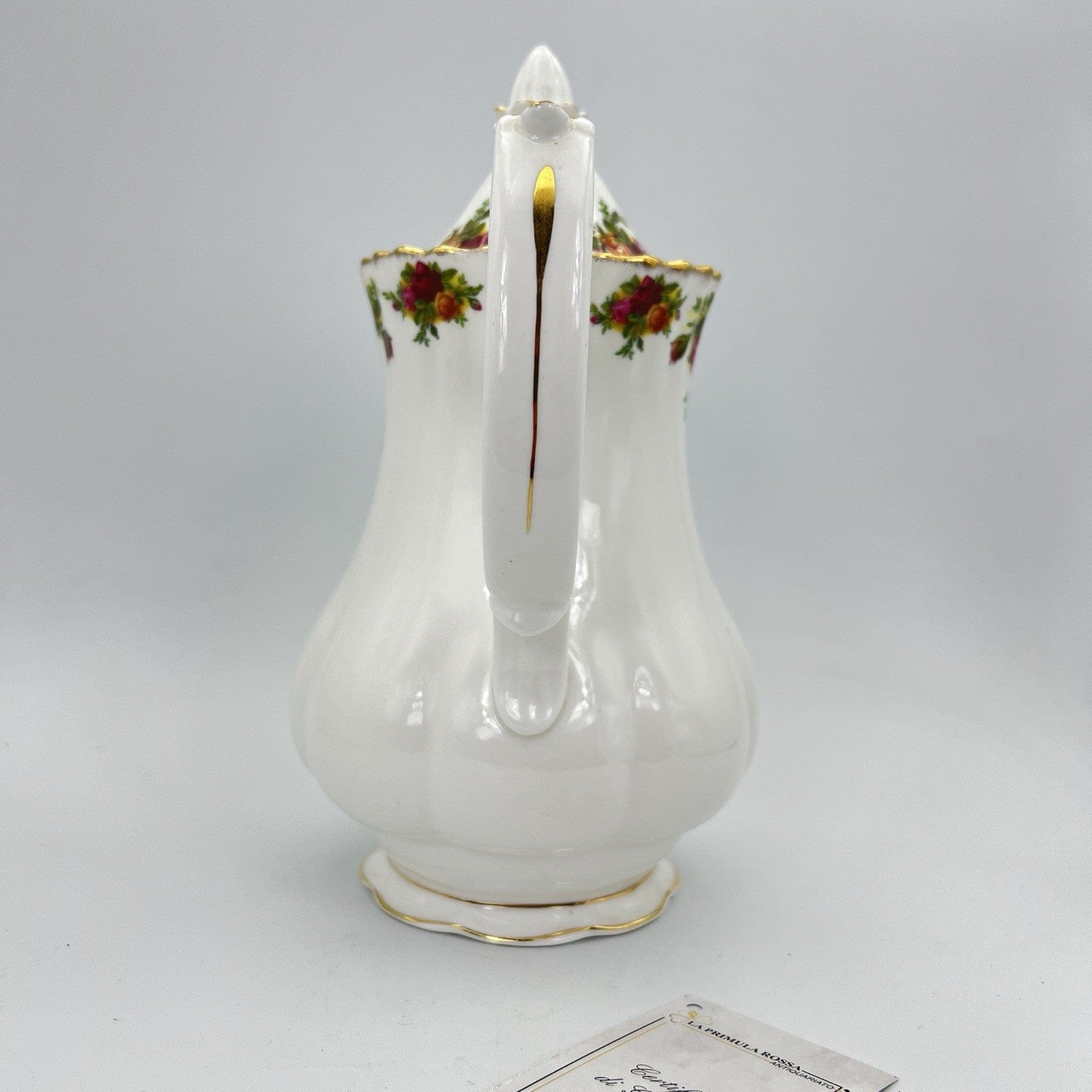 Caffettiera in porcellana Royal Albert Old Country Roses teiera anni '60 Rose Categoria  Servizio tazze - Tazze