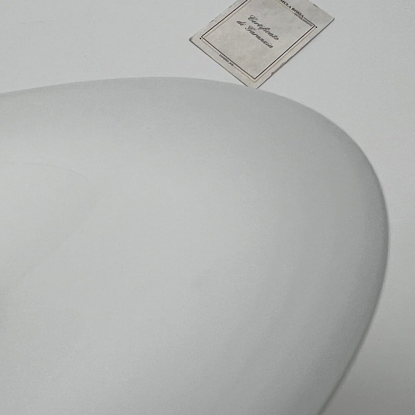 Campana paralume boccia in vetro lattimo ricambio per lampadario Vintage Anni 40 Categoria  Lampade Appliques