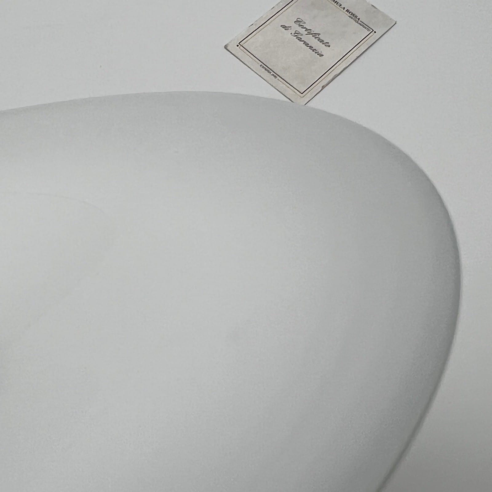 Campana paralume boccia in vetro lattimo ricambio per lampadario Vintage Anni 40 Categoria  Lampade Appliques