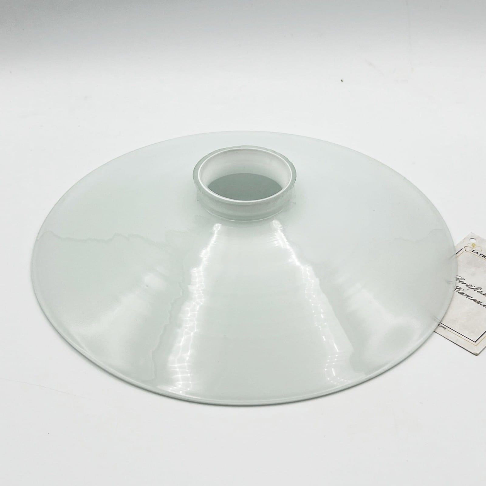 Campana paralume boccia in vetro lattimo ricambio per lampadario Vintage Anni 40 Categoria  Lampade Appliques