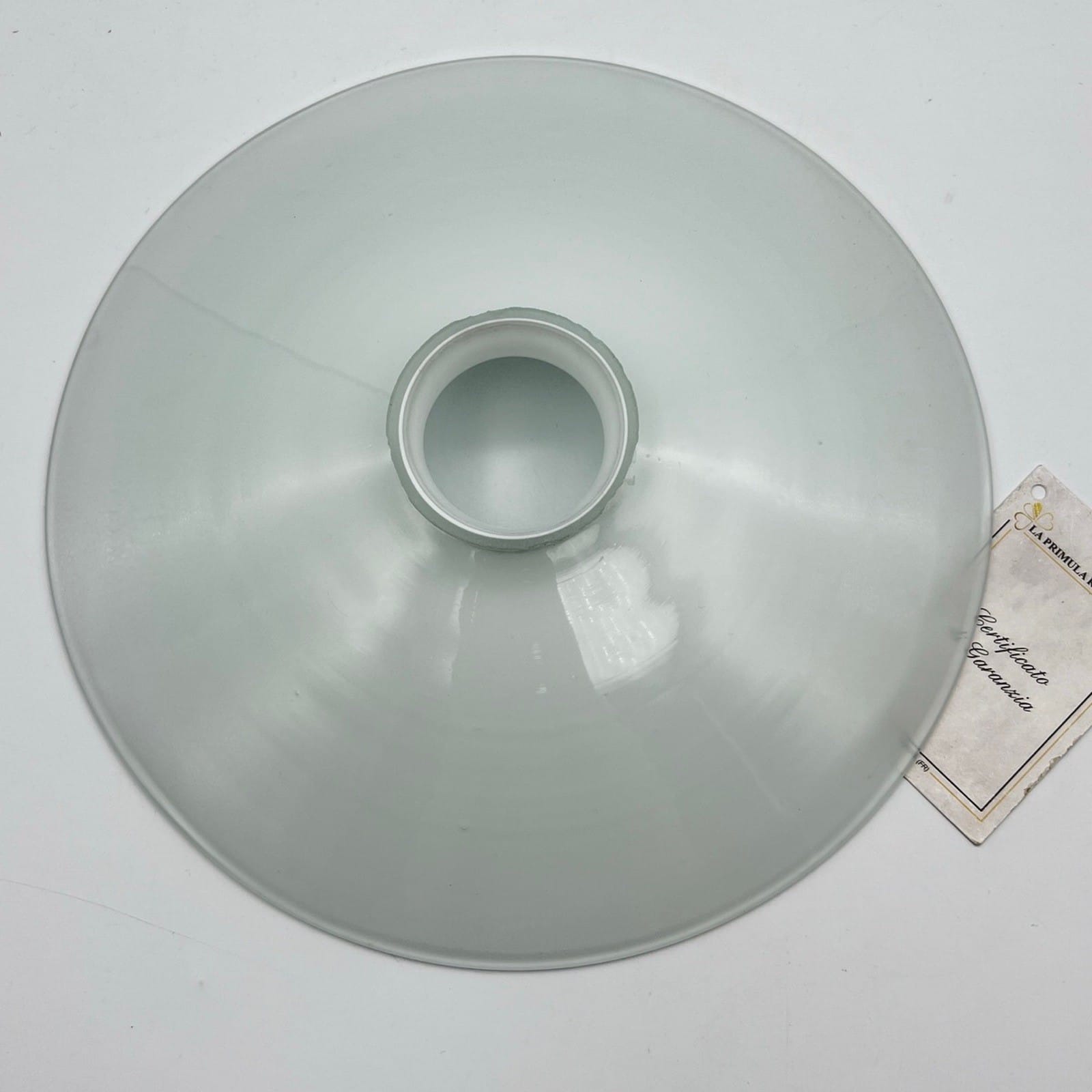 Campana paralume boccia in vetro lattimo ricambio per lampadario Vintage Anni 40 Categoria  Lampade Appliques