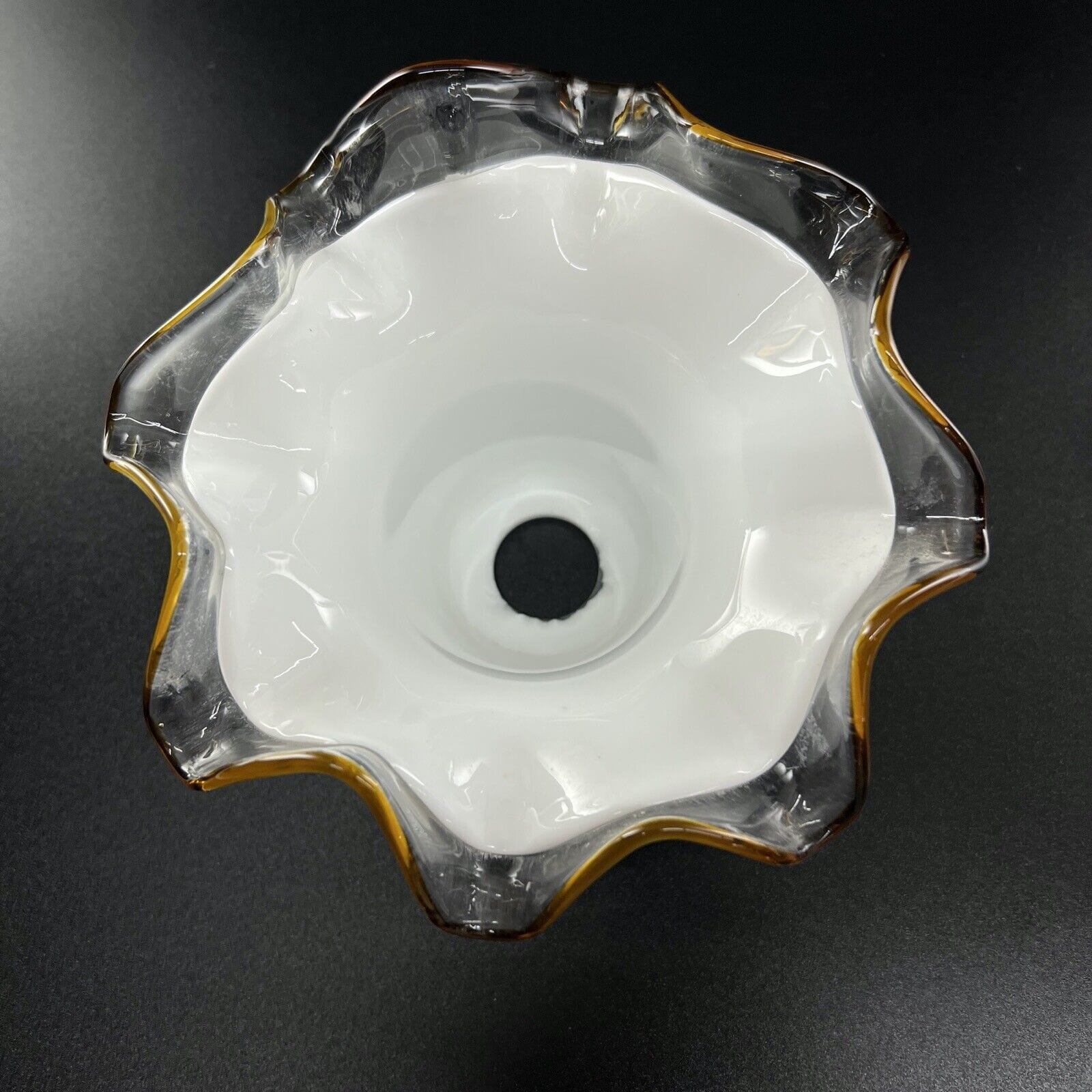 Campana paralume boccia in vetro ricambio per lampadario Vintage Anni 70 80 Categoria  Lampade Appliques