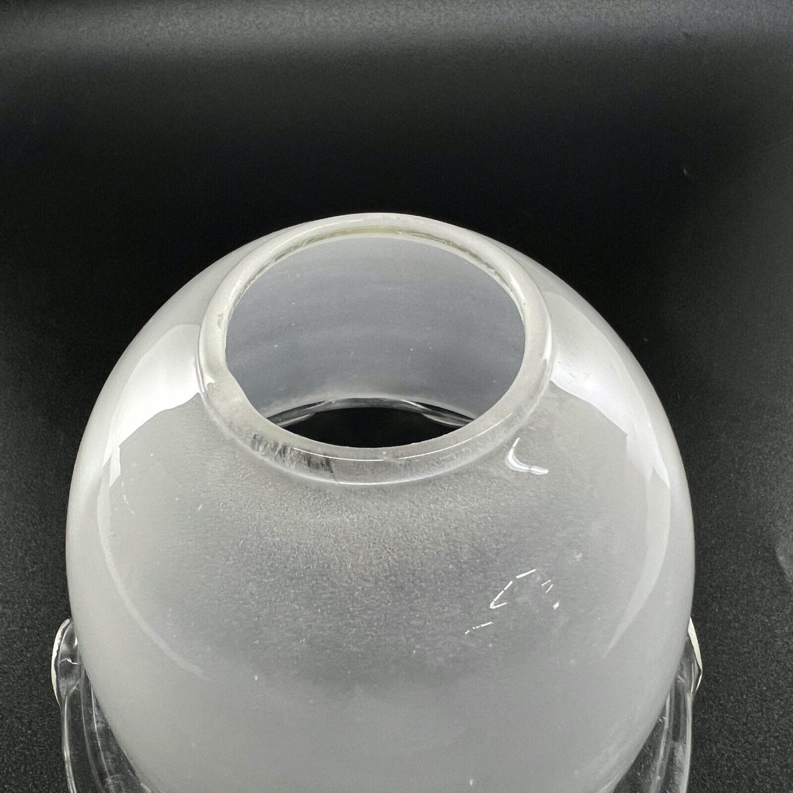 Campanella Paralume In Vetro - Ricambio Per Lampade, H 10.5 Cm, Ø 13.5 Cm, Ferro E Ottone, Made In Italy - Foto 8