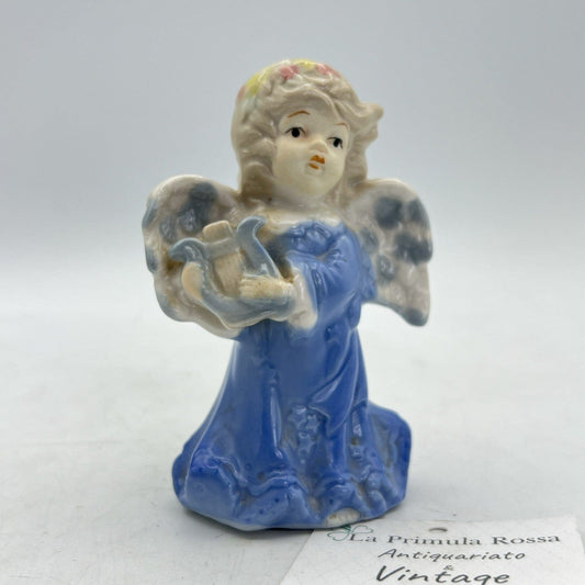 Campanella da collezione Angelo Musicante in ceramica Vintage Statuina Putto Categoria  Quadri