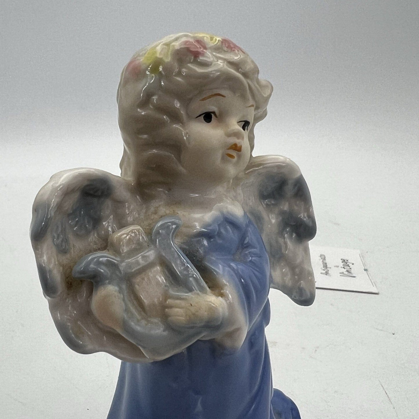 Campanella da collezione Angelo Musicante in ceramica Vintage Statuina Putto Categoria  Quadri