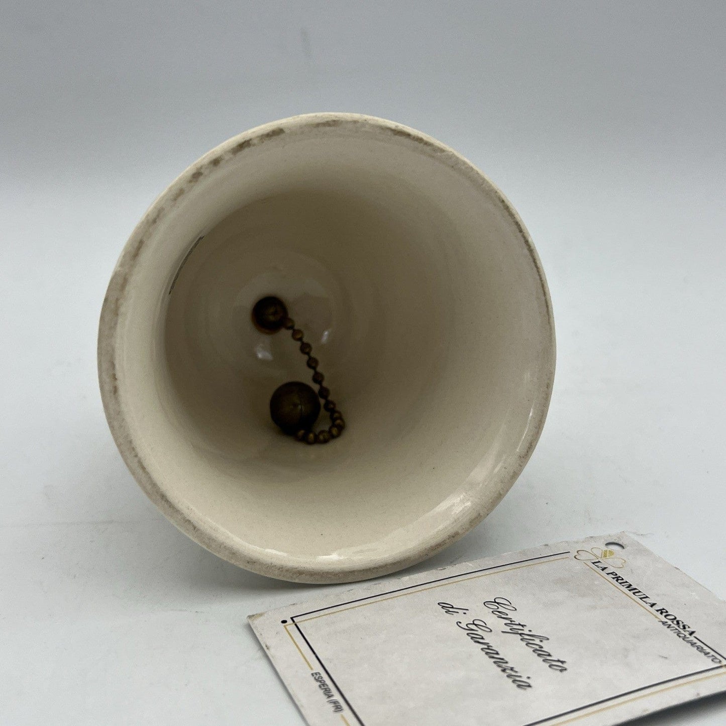 Campanella in cermica  campana vintage Inglese Sadler anni '40 stile Chinoiserie Categoria  Campane - Campanelle