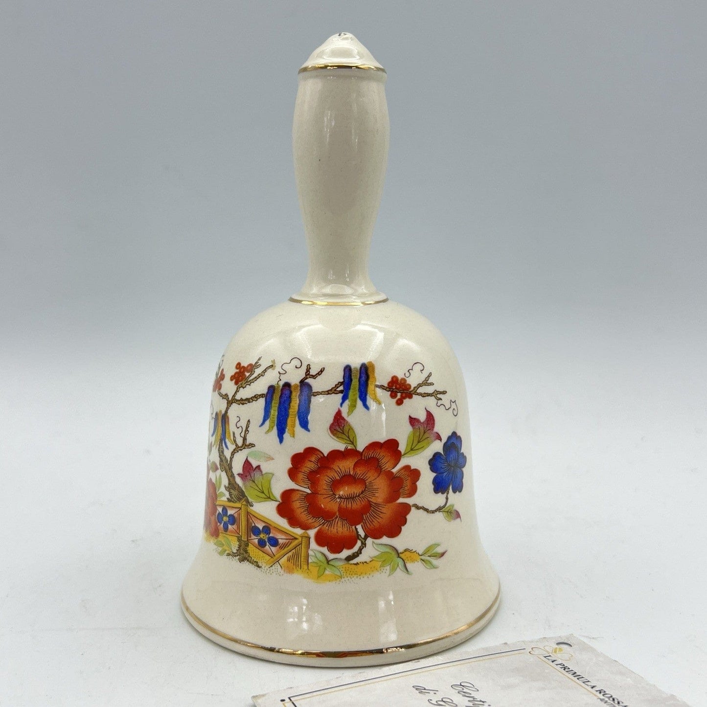 Campanella in cermica  campana vintage Inglese Sadler anni '40 stile Chinoiserie Categoria  Campane - Campanelle