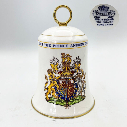 Campanella in porcellana Aynsley Casa Reale Inglese Souvenir campana Vintage 80 Categoria  Campane - Campanelle
