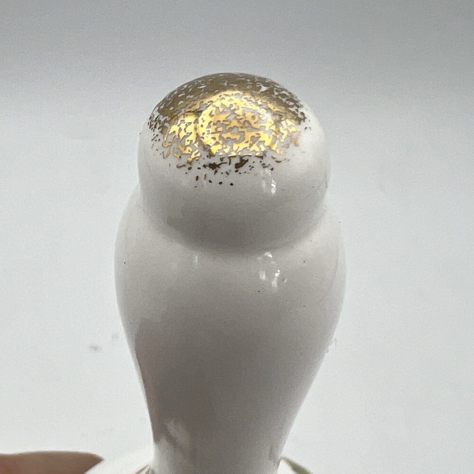 Campanella in porcellana bianca cermica campana vintage Inglese Cottage Rose Categoria  Campane - Campanelle