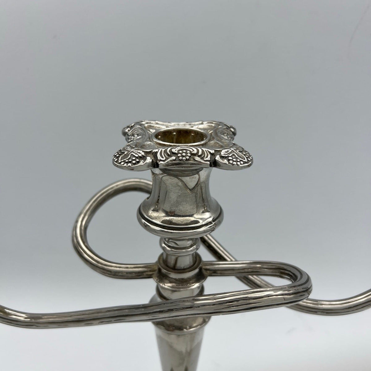 Candelabro antico in argento silver plated candeliere portacandela Sheffield Categoria  Sheffield & Argento