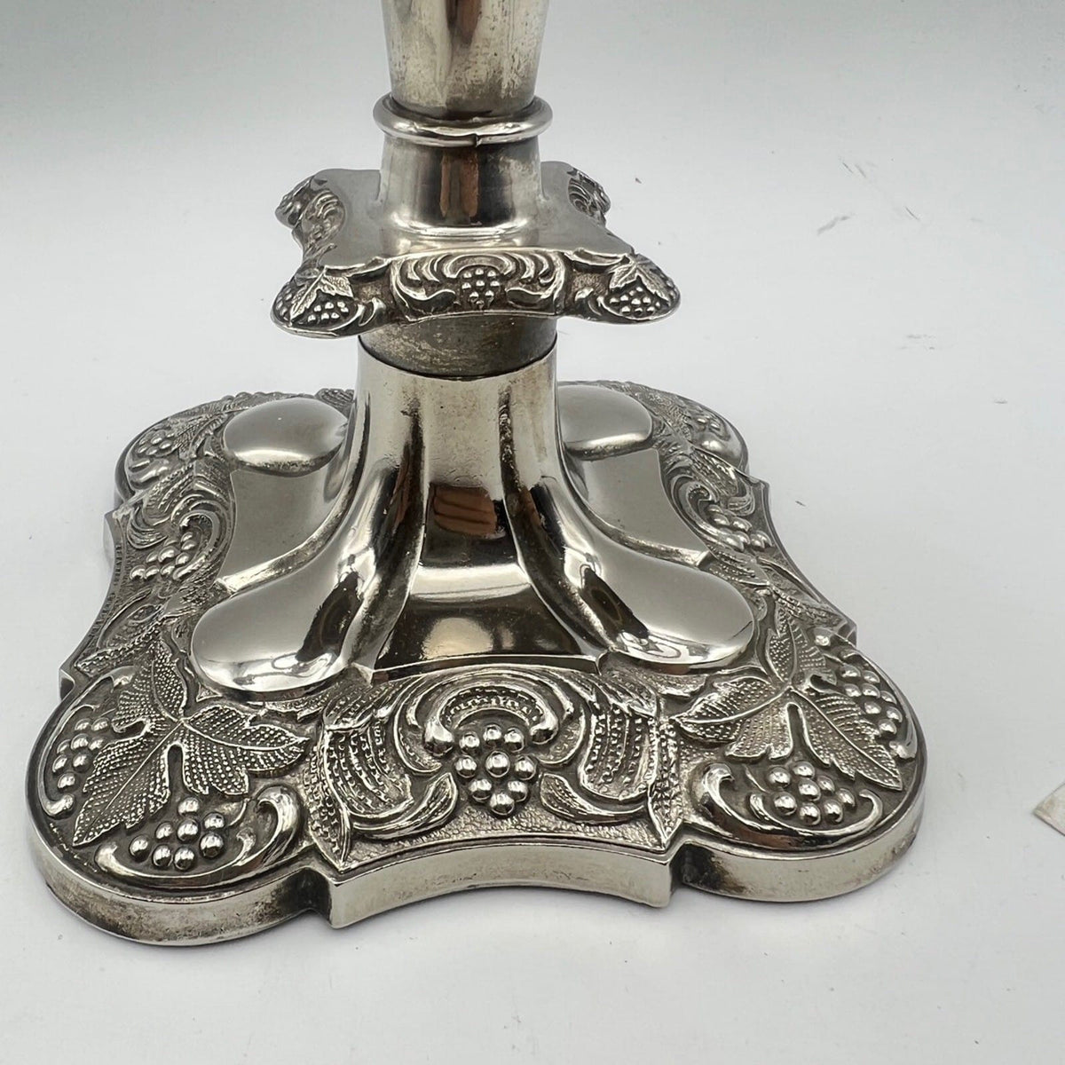 Candelabro antico in argento silver plated candeliere portacandela Sheffield Categoria  Sheffield & Argento