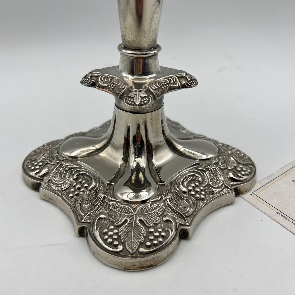 Candelabro antico in argento silver plated candeliere portacandela Sheffield Categoria  Sheffield & Argento