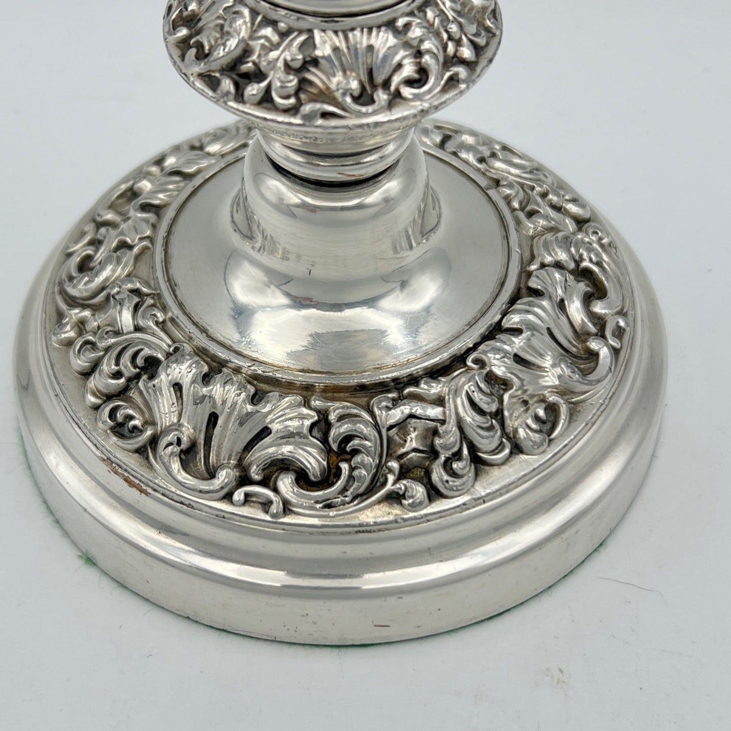 Candelabro antico in argento silver plated candeliere portacandela telescopico Categoria  Sheffield & Argento