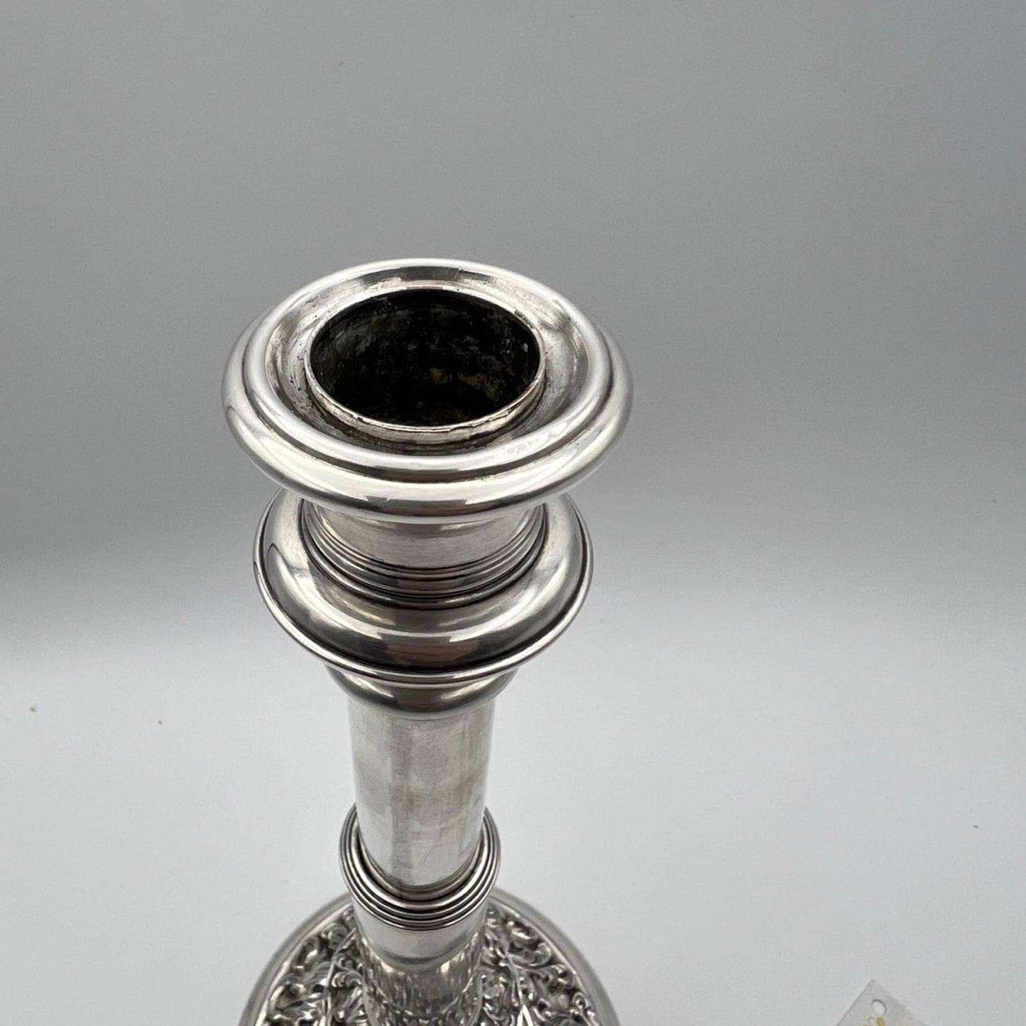 Candelabro antico in argento silver plated candeliere portacandela telescopico Categoria  Sheffield & Argento