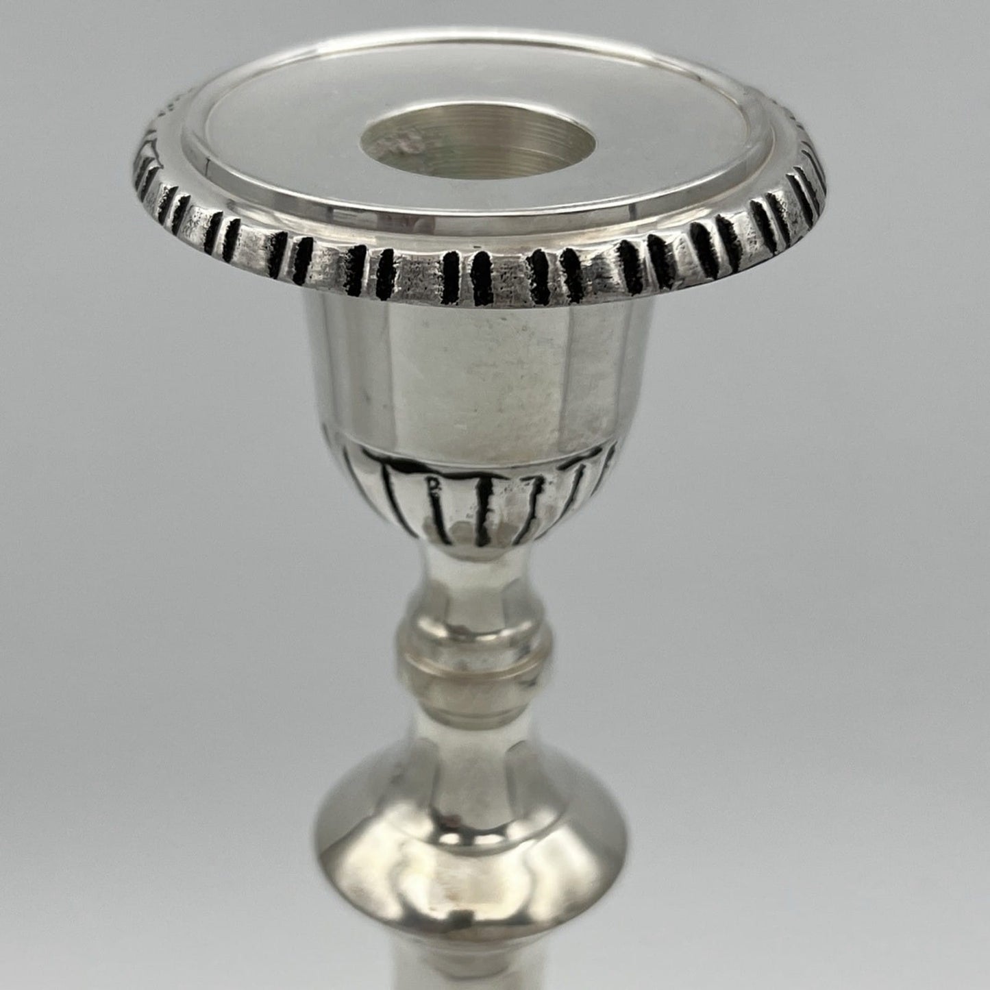 Candelabro in stile antico argento silver plated candeliere portacandela Mono Categoria  Sheffield & Argento