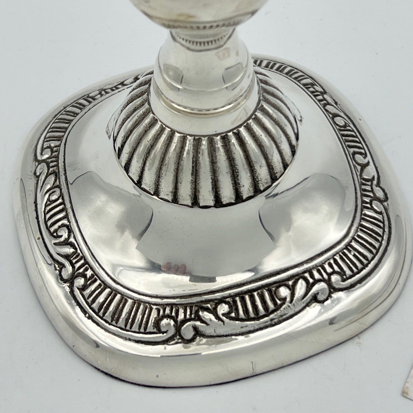 Candelabro in stile antico argento silver plated candeliere portacandela Mono Categoria  Sheffield & Argento