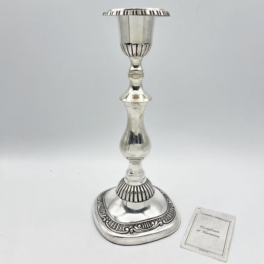 Candelabro in stile antico argento silver plated candeliere portacandela Mono Categoria  Sheffield & Argento
