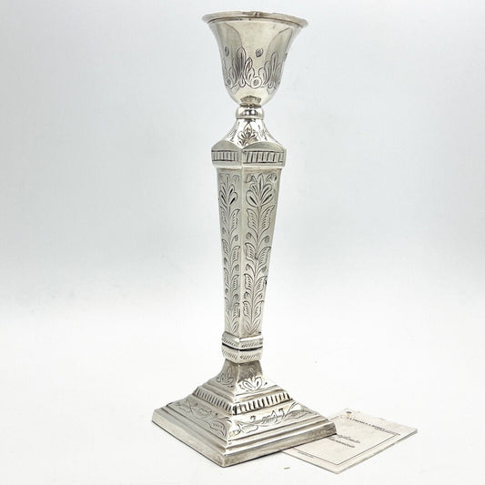 Candelabro in stile antico impero in argento silver plated candeliere Sheffield Categoria  Sheffield & Argento