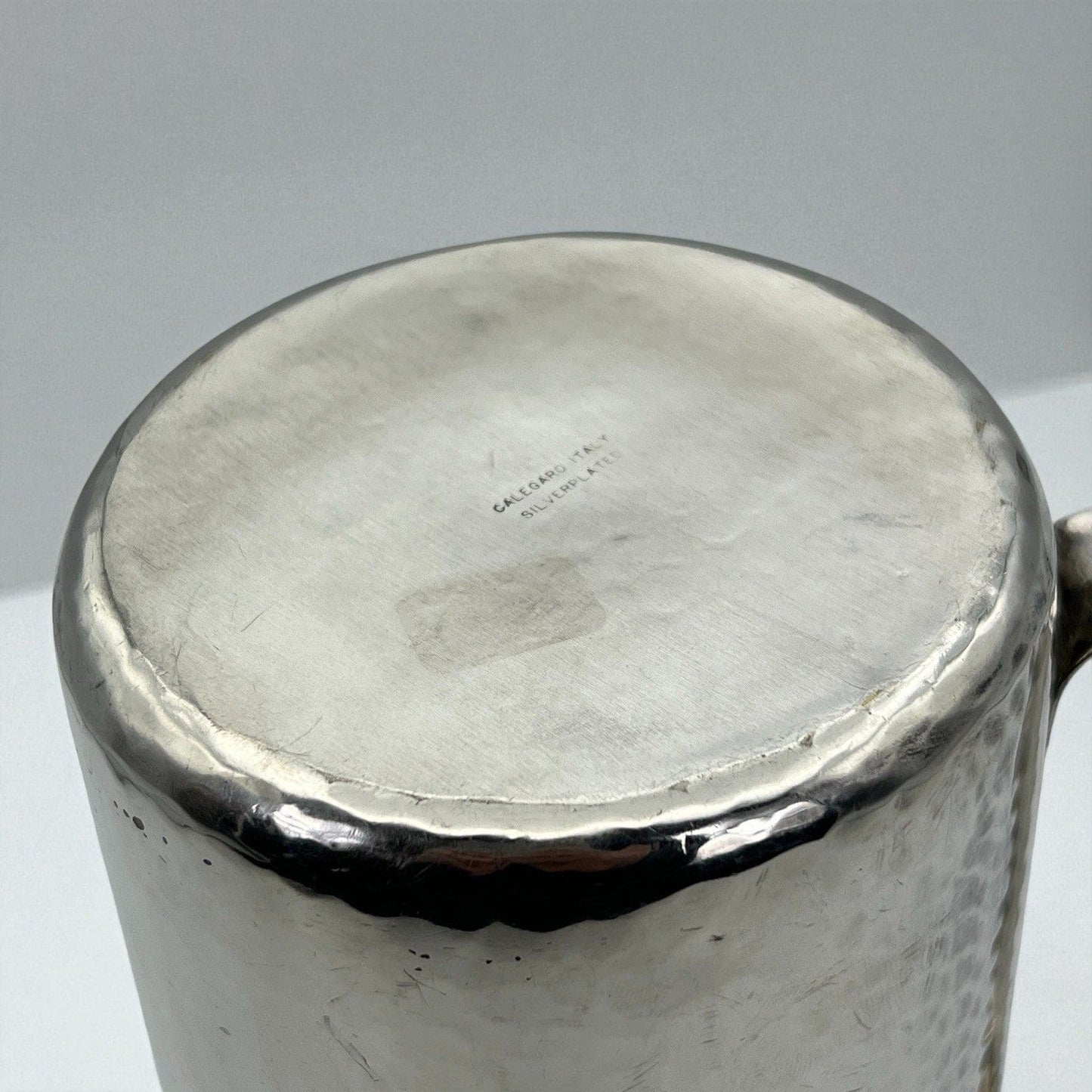 Caraffa in argento silver plated Versatoio brocca vintage Calegaro ORIGINALE Categoria  Sheffield & Argento