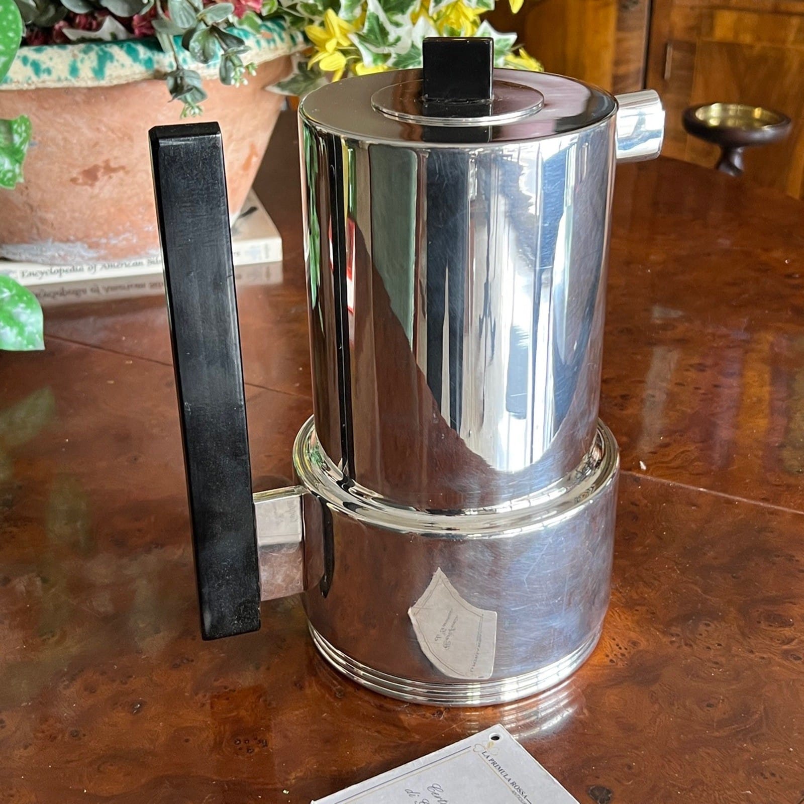 Caraffa termica in argento silver plated Brocca  anni 70 thermos Calegaro Categoria  Altro