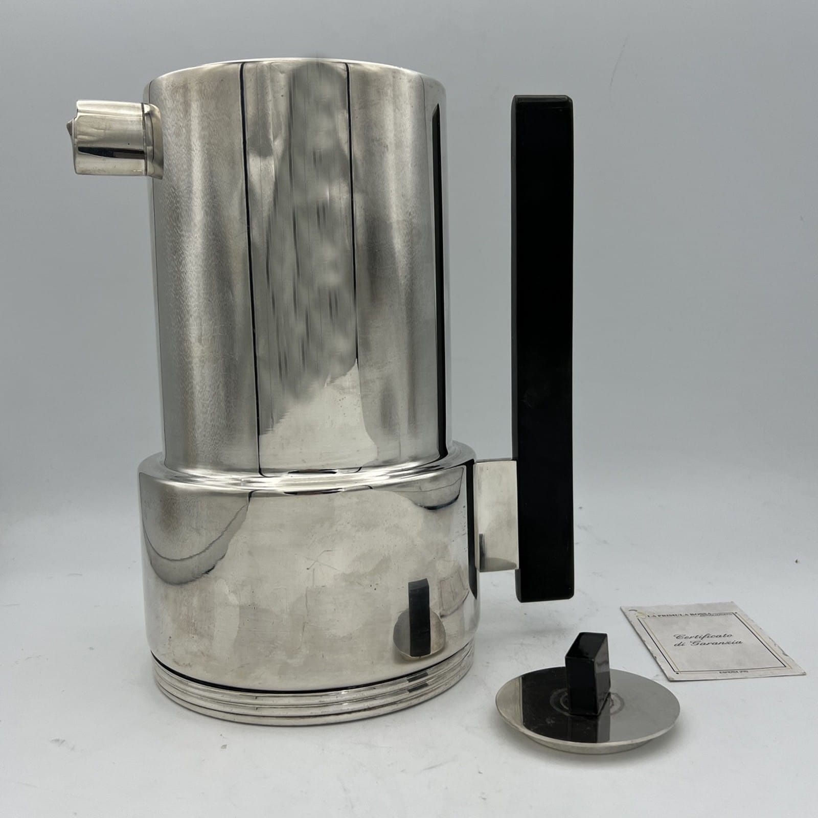 Caraffa termica in argento silver plated Brocca  anni 70 thermos Calegaro Categoria  Altro