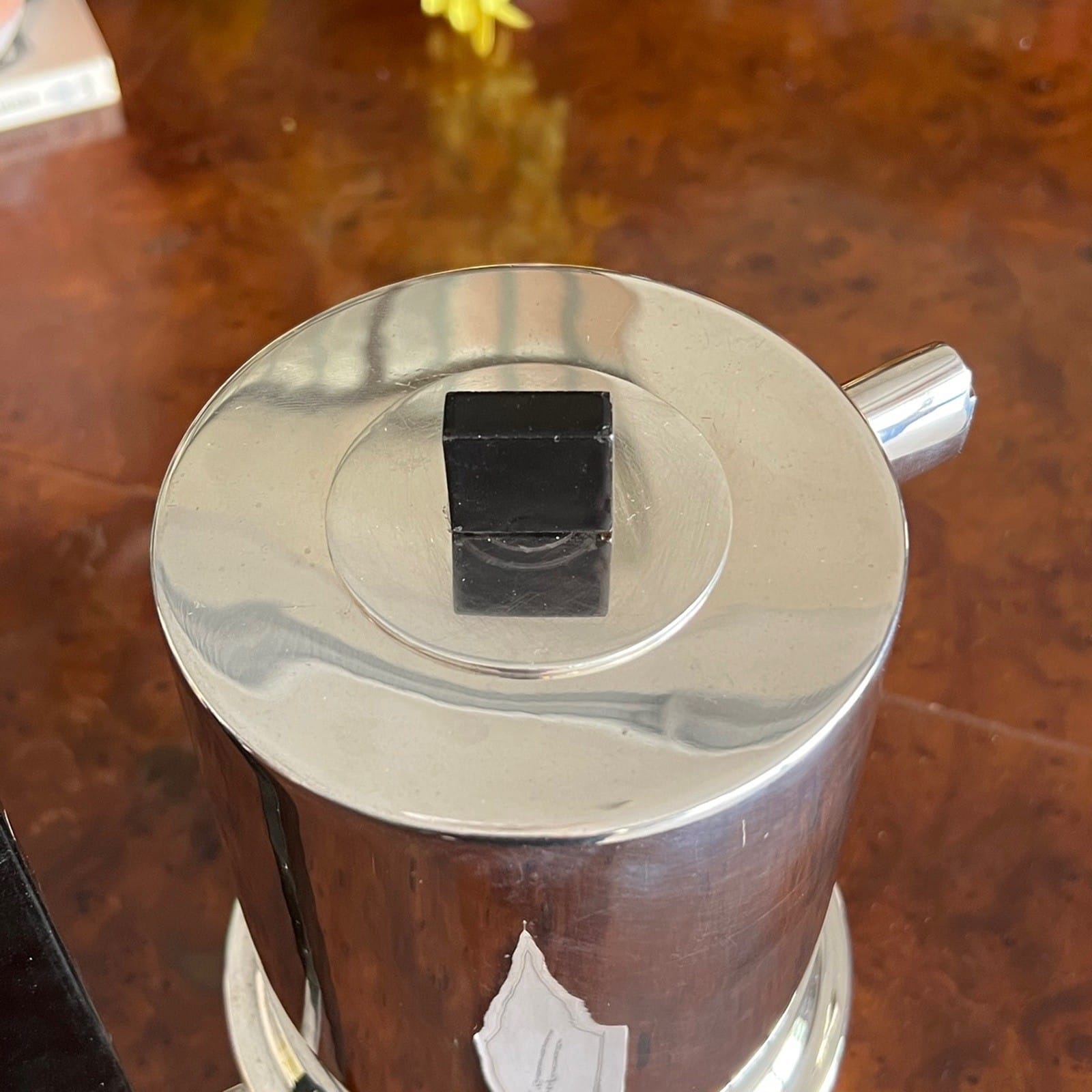 Caraffa termica in argento silver plated Brocca  anni 70 thermos Calegaro Categoria  Altro