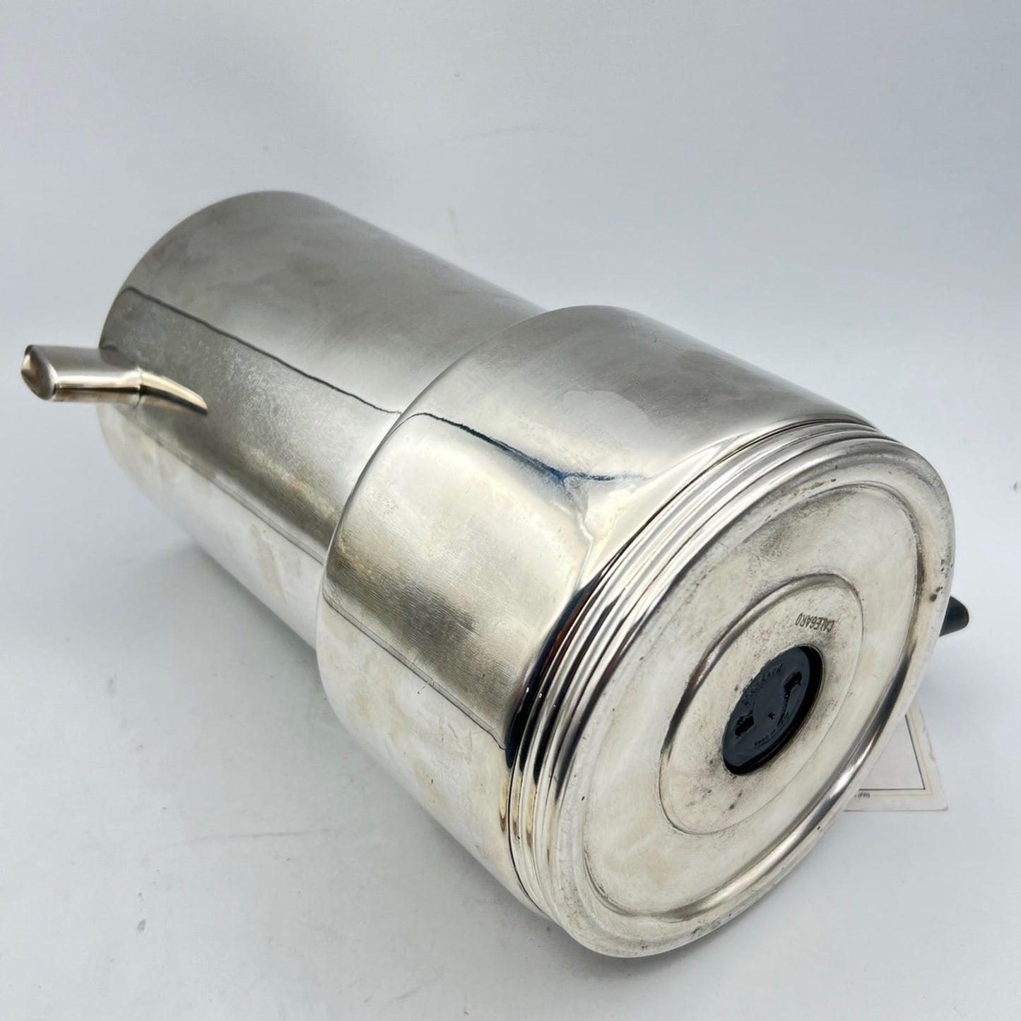Caraffa termica in argento silver plated Brocca  anni 70 thermos Calegaro Categoria  Altro