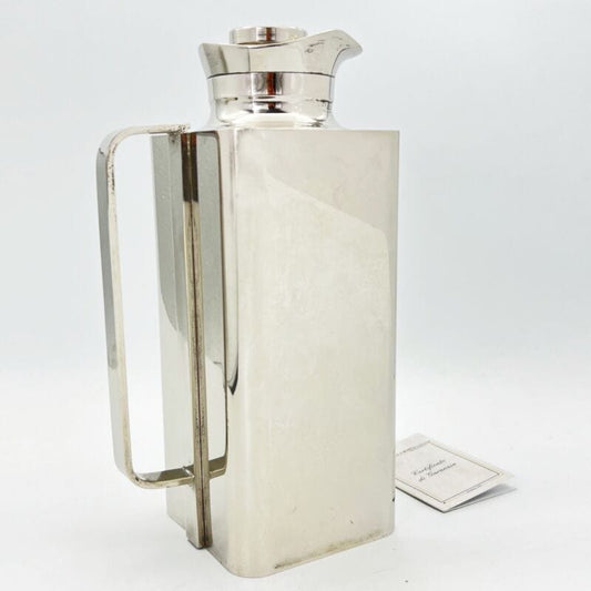 Caraffa termica in argento silver plated Brocca  anni 70 thermos stile Cassetti Categoria  Altro