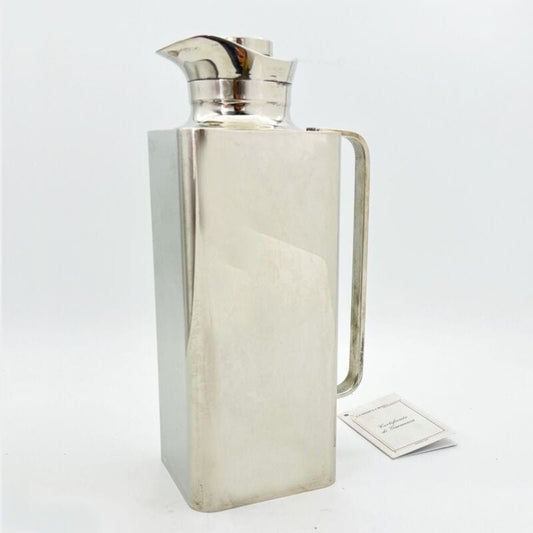 Caraffa termica in argento silver plated Brocca  anni 70 thermos stile Cassetti Categoria  Altro
