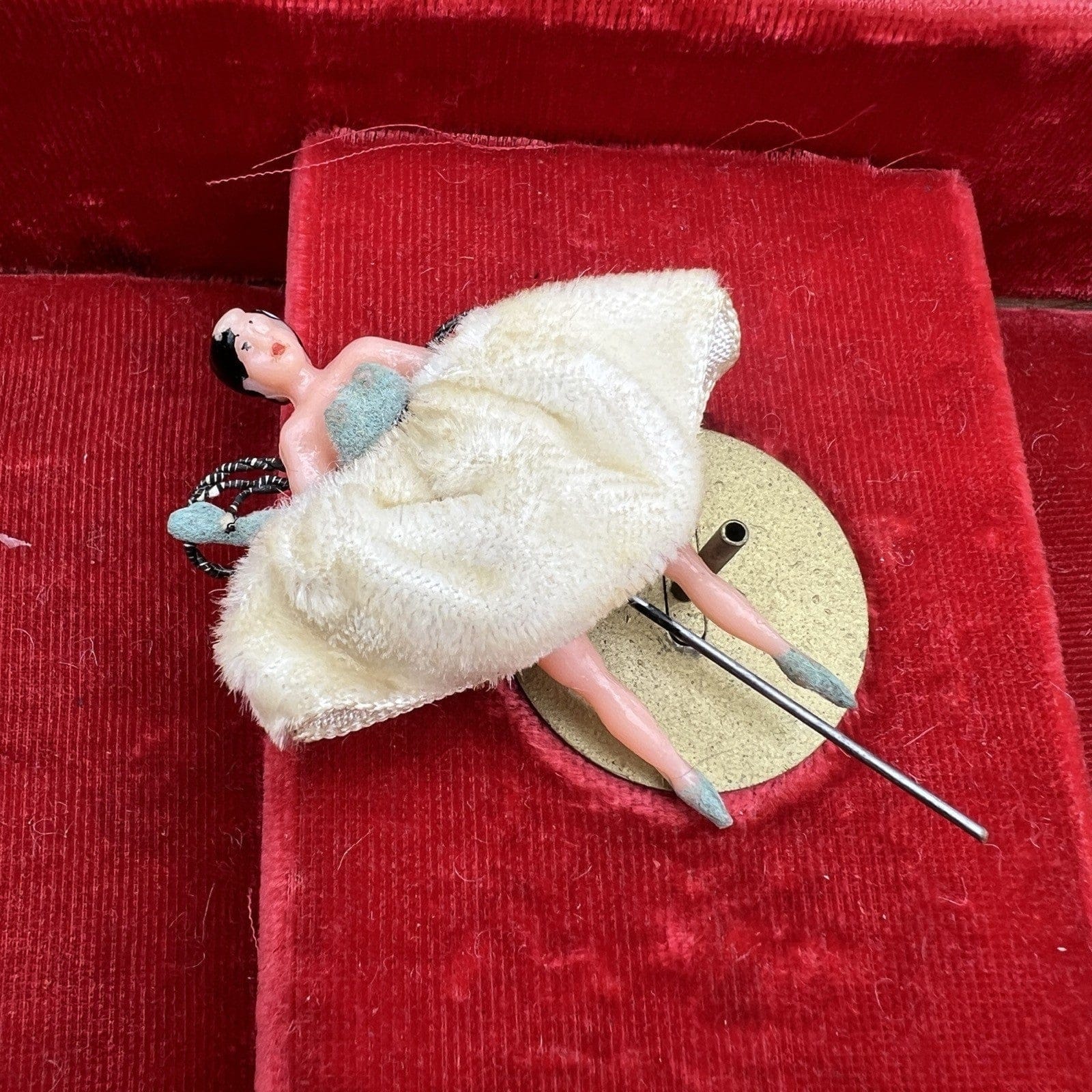 Carillon con Ballerina antica in legno portagioie cofanetto Melodia  Romantica Categoria  Carillon