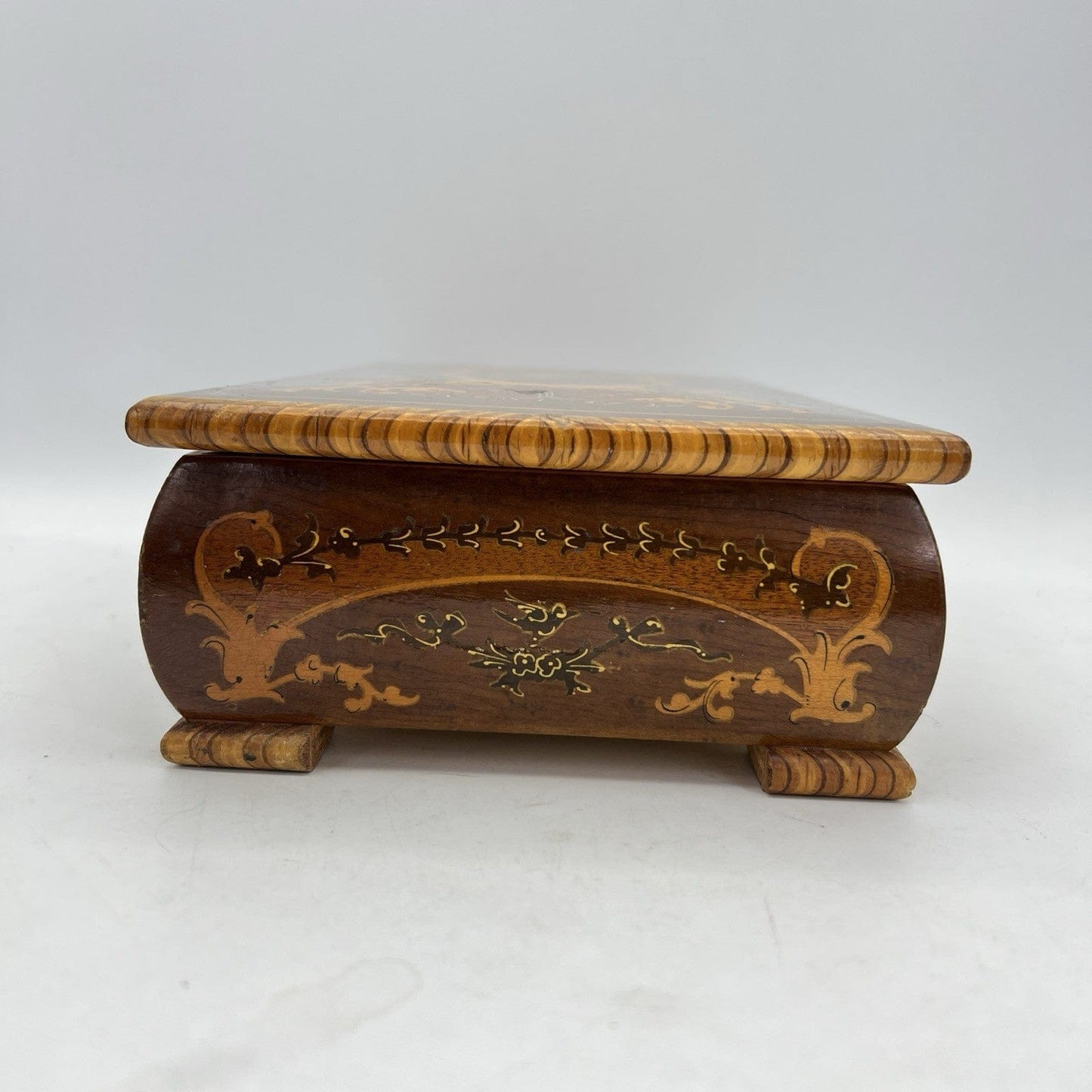 Carillon con Ballerina antica in legno portagioie cofanetto Melodia  Romantica Categoria  Carillon