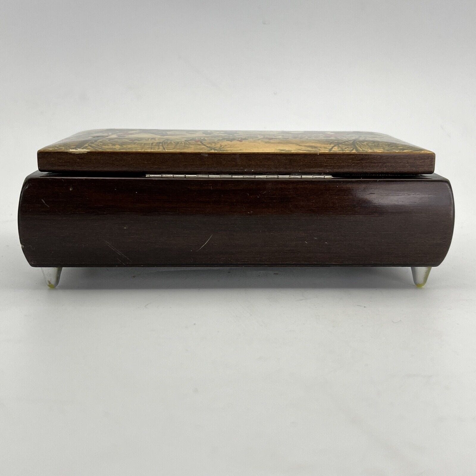 Carillon vintage antico in legno scatola portagioie cofanetto anni 60 Cavalli Categoria  Carillon