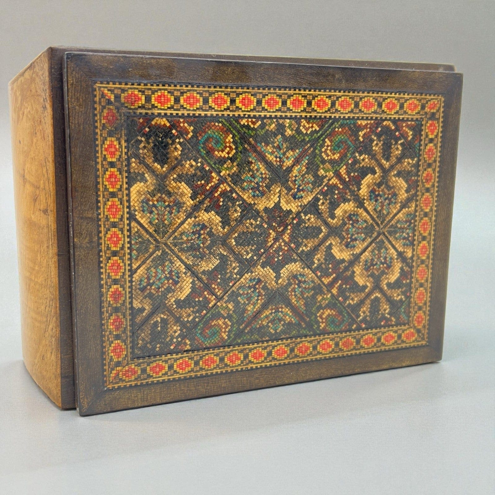 Carillon vintage antico in legno scatola portagioie cofanetto Arrivederci Roma Categoria  Carillon