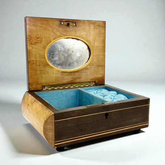 Carillon vintage antico in legno scatola portagioie cofanetto Arrivederci Roma Categoria  Carillon