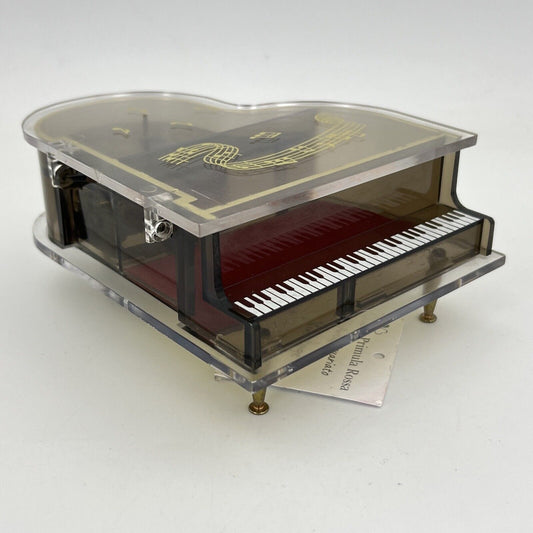 Carillon vintage antico pianoforte a coda musica melodia Love Story music box Categoria  Carillon