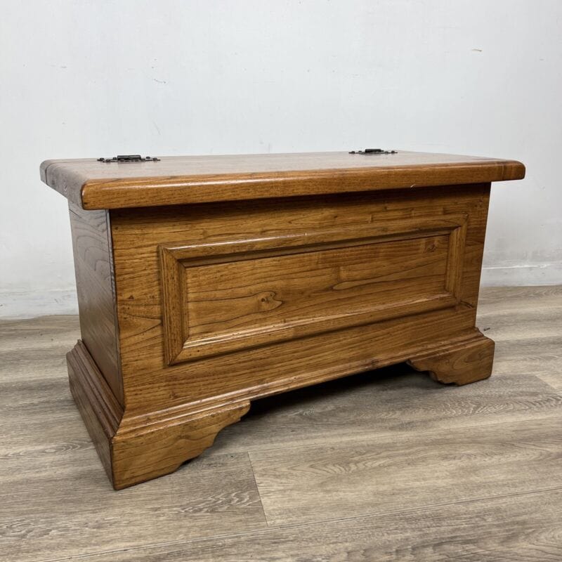 Cassapanca in stile antico Arte Povera legno massello di rovere Baule Panca Categoria  Mensole