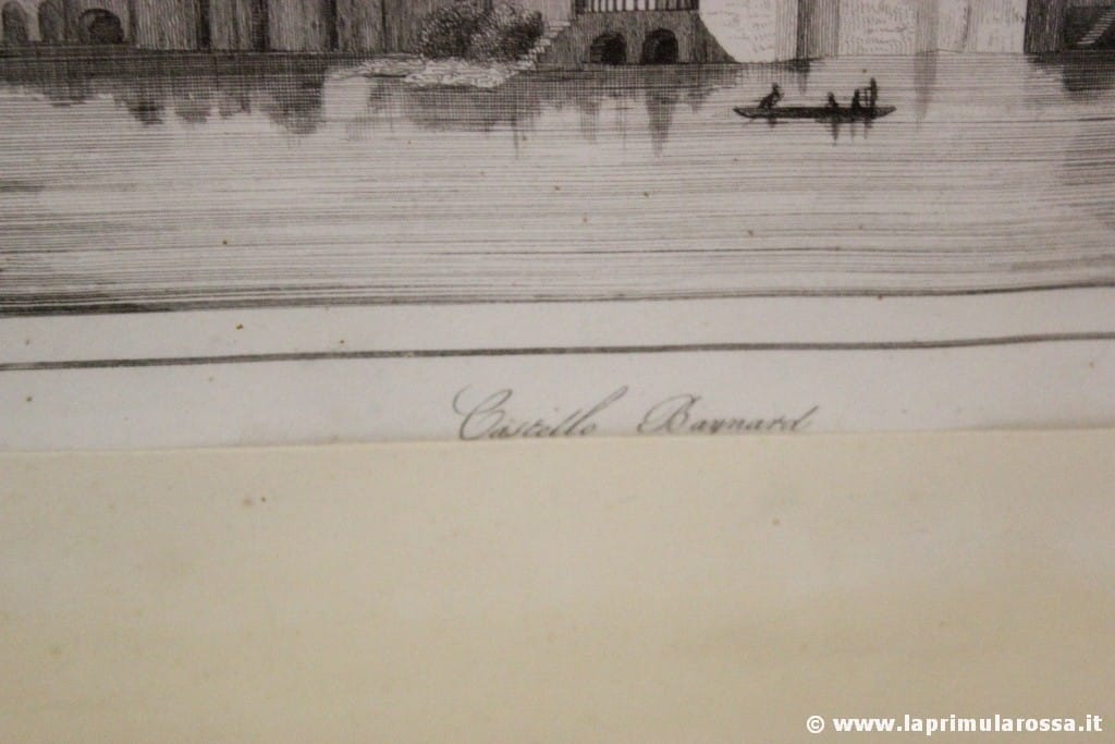 CASTELLO DI BAYNARD ANTICA INCISIONE CON CORNICE ANTIQUE PRINT OF BAYNARD CASTLE Categoria  Stampe e Incisioni