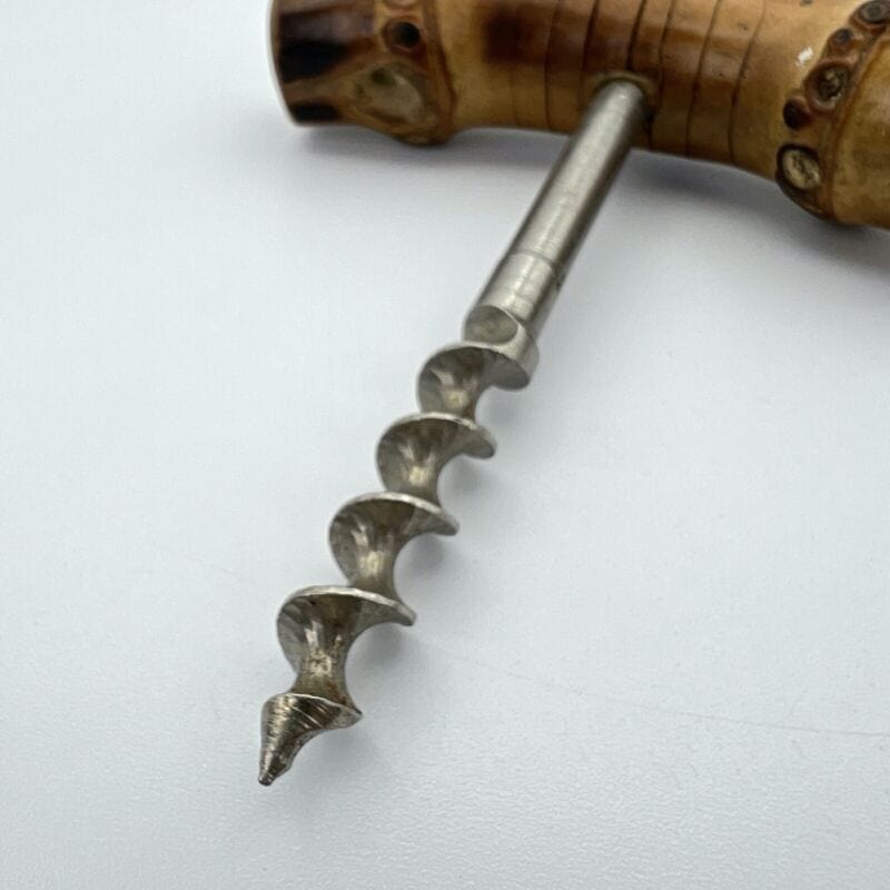 Cavatappi antico da collezione in legno di bambu corkscrew vintage tirebouchon Categoria  Cavatappi