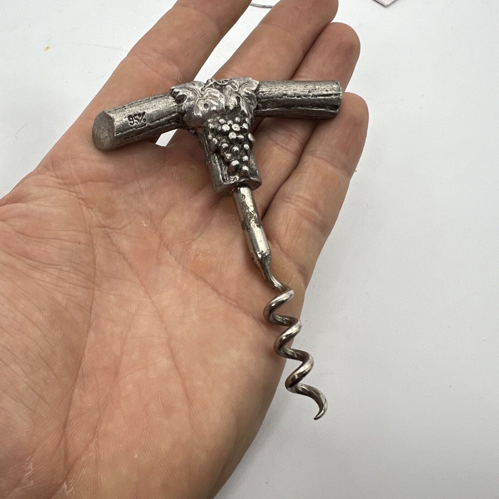 Cavatappi Vin Bouquet Torsione In Metallo - Design Rame Antico Per Vino - Foto 6