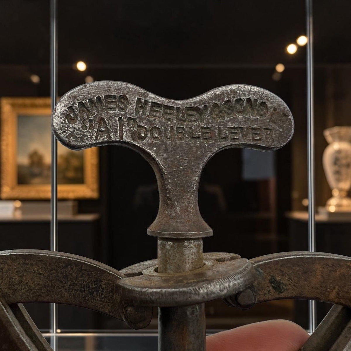 Cavatappi antico inglese a doppia leva da collezione d'epoca tirebouchon '1890 Categoria  Cavatappi