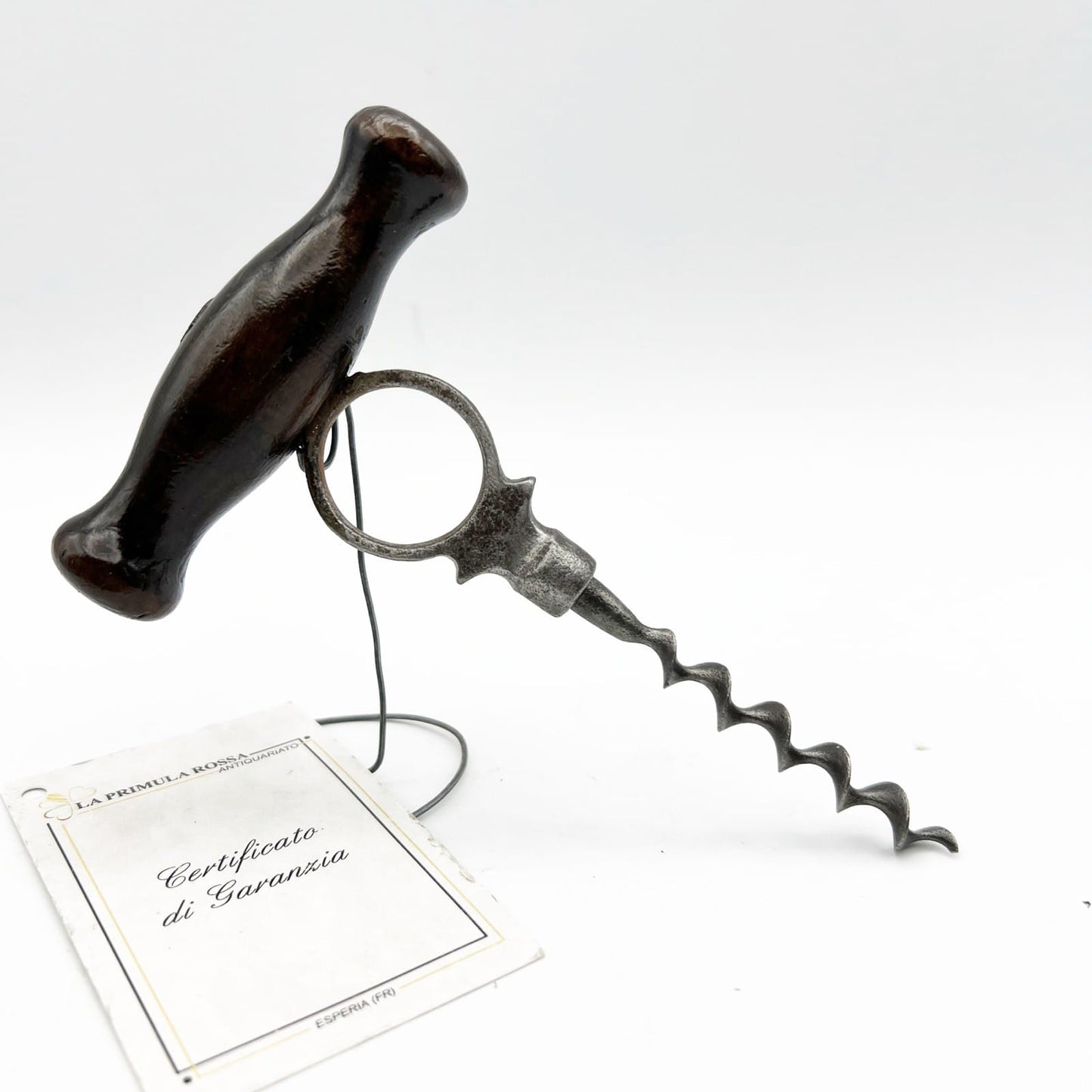 Cavatappi antico inglese da collezione d'epoca vintage tirebouchon 800 anno 1877 Categoria  Cavatappi