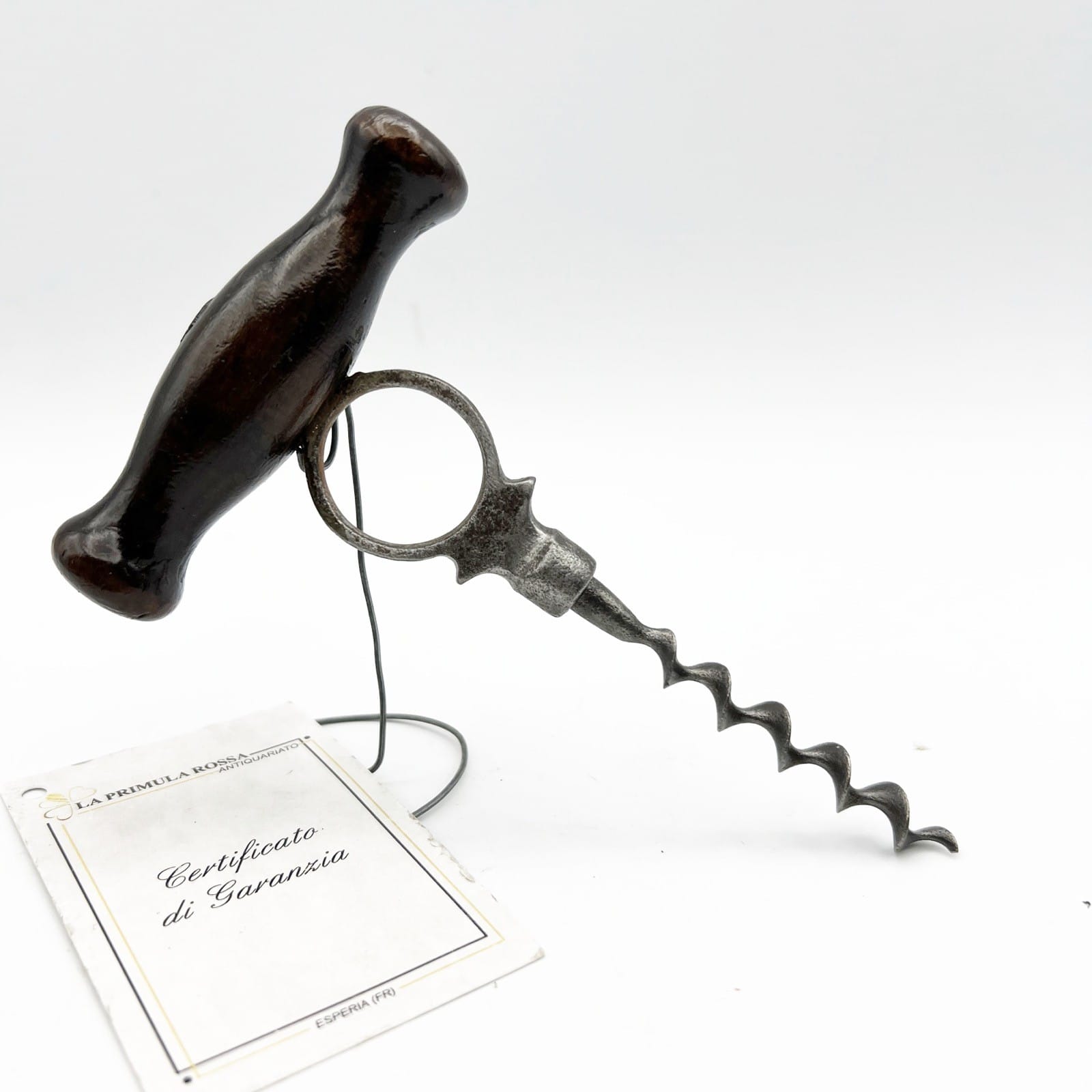 Cavatappi antico inglese da collezione d'epoca vintage tirebouchon 800 anno 1877 Categoria  Cavatappi