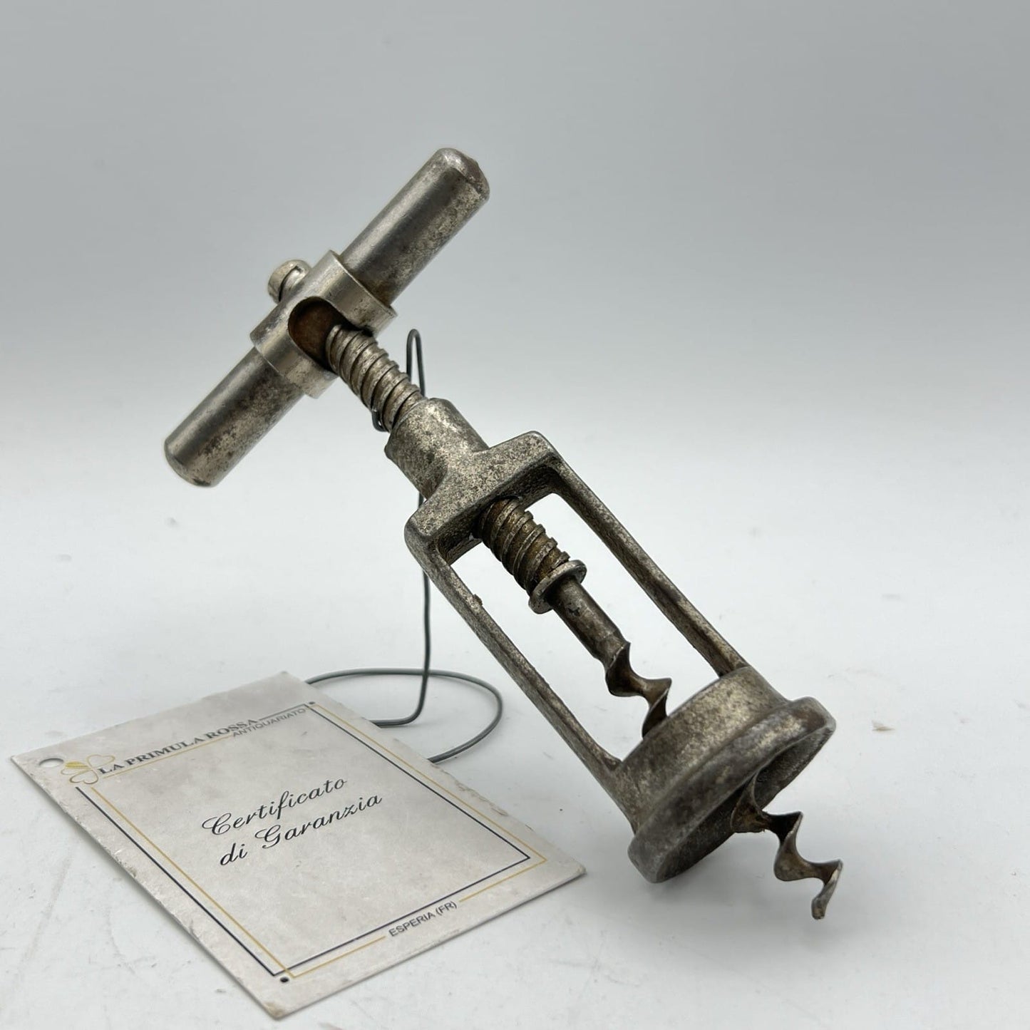 Cavatappi Antico Originale Da Collezione D' Epoca Corkscrew Tirebouchon  '900 Categoria  Cavatappi