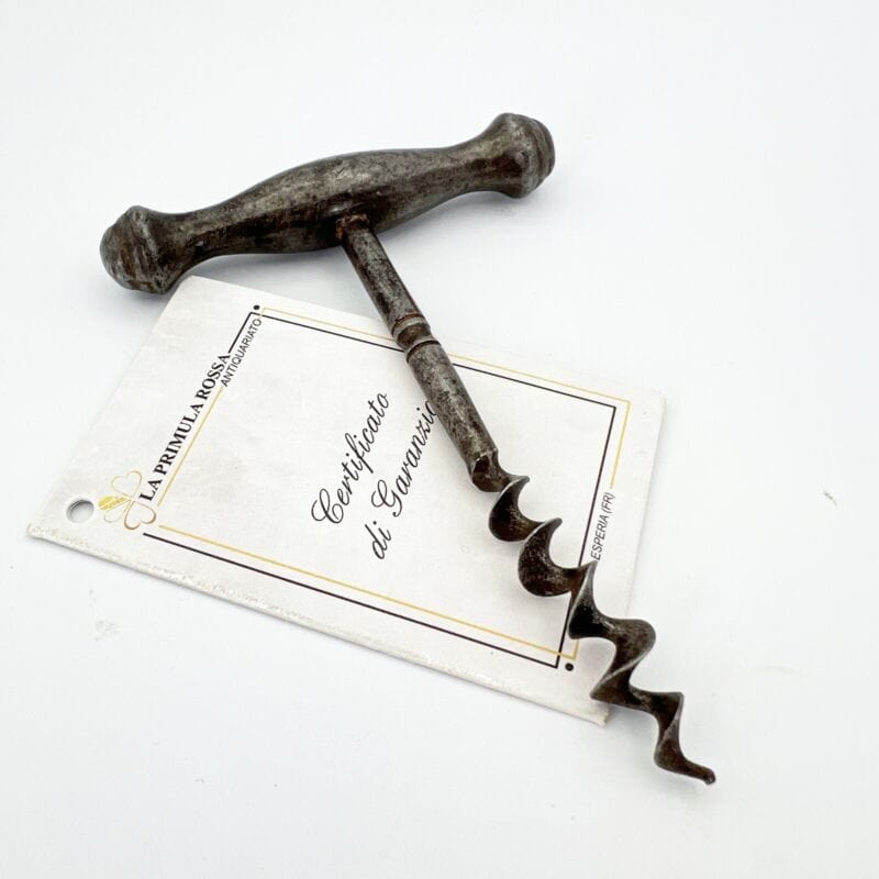 Cavatappi da collezione antico d'epoca corkscrew vintage tirebouchon in ferro Categoria  Cavatappi