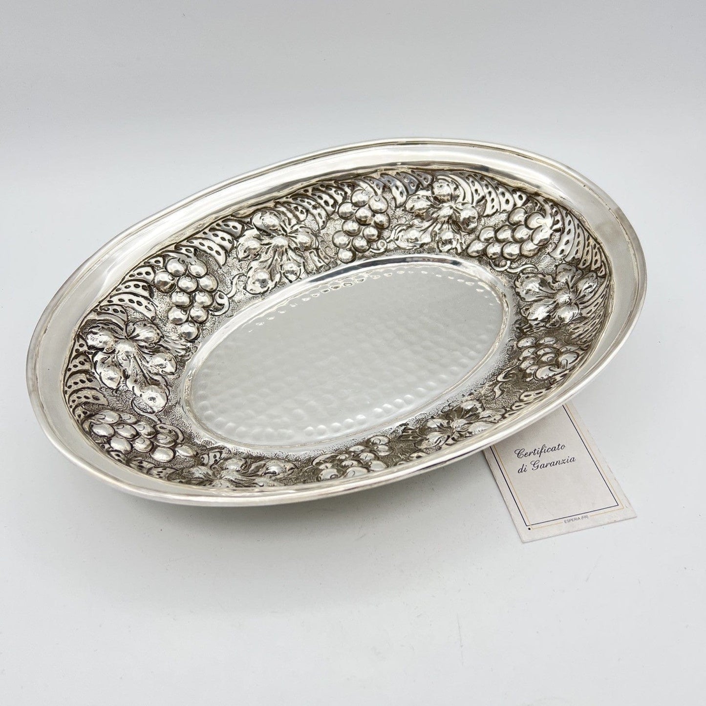 Centrotavola in Argento Placcato Silver Plated ciotola in stile Antico Fruttiera Categoria  Sheffield & Argento